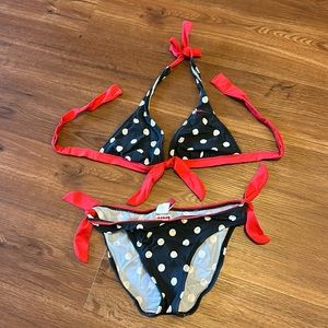 Guess Brand polka dot bikini